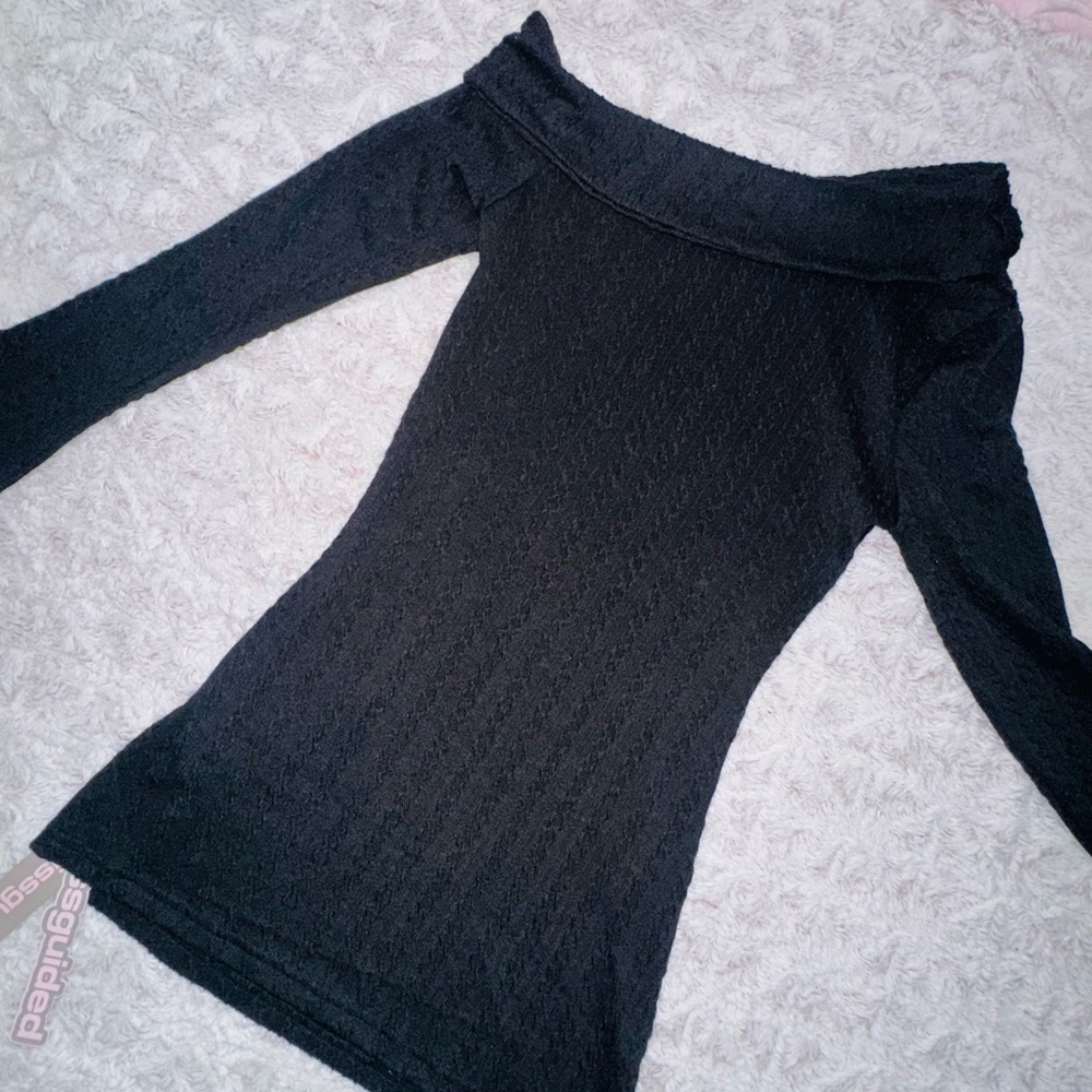 Missguided Elegant Black Long Sleeve Dress